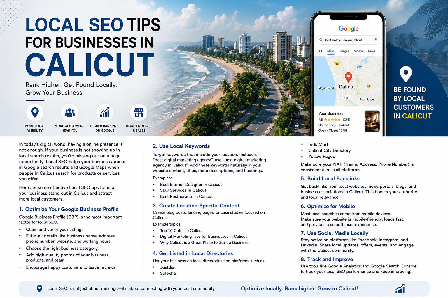 Local SEO Tips for Businesses in Calicut: A Complete Guide to Ranking Higher in Local Search (2026)